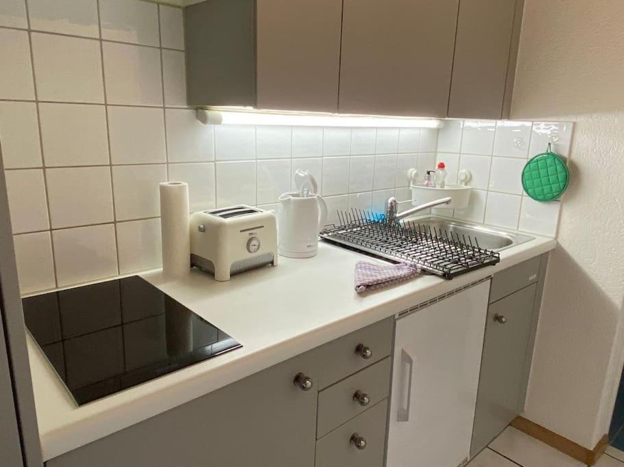 Urban Retreat - Cozy Studio With Private Patio Apartman Zürich Kültér fotó